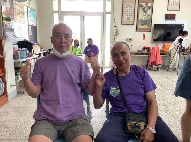爺爺合照